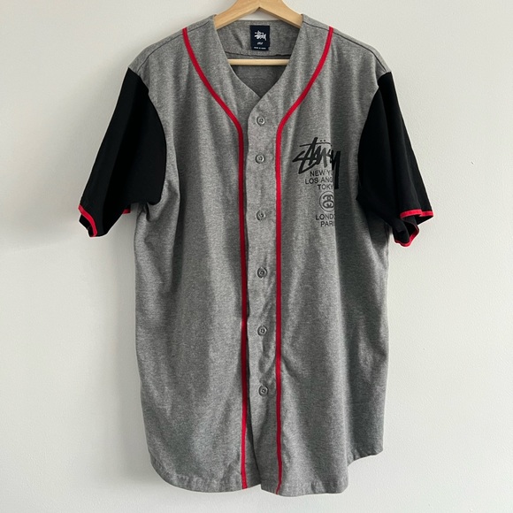 Stussy World Baseball Shirt - Picture 2 of 8